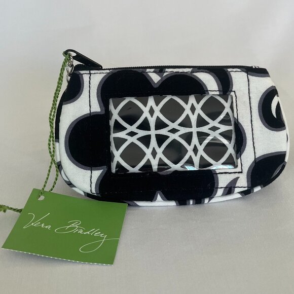 Vera Bradley Clip Zip ID in Night and Day NWT - Picture 3 of 6